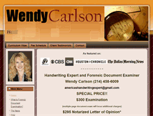 Tablet Screenshot of americashandwritingexpert.com